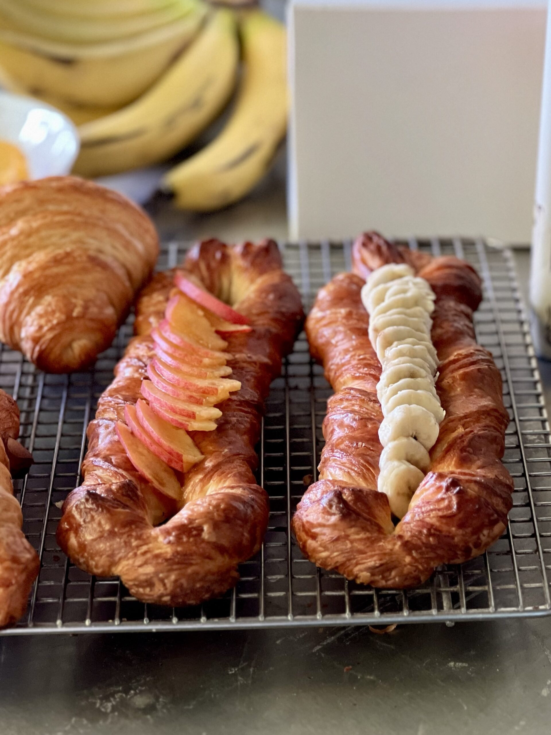 Sourdough swirl croissant